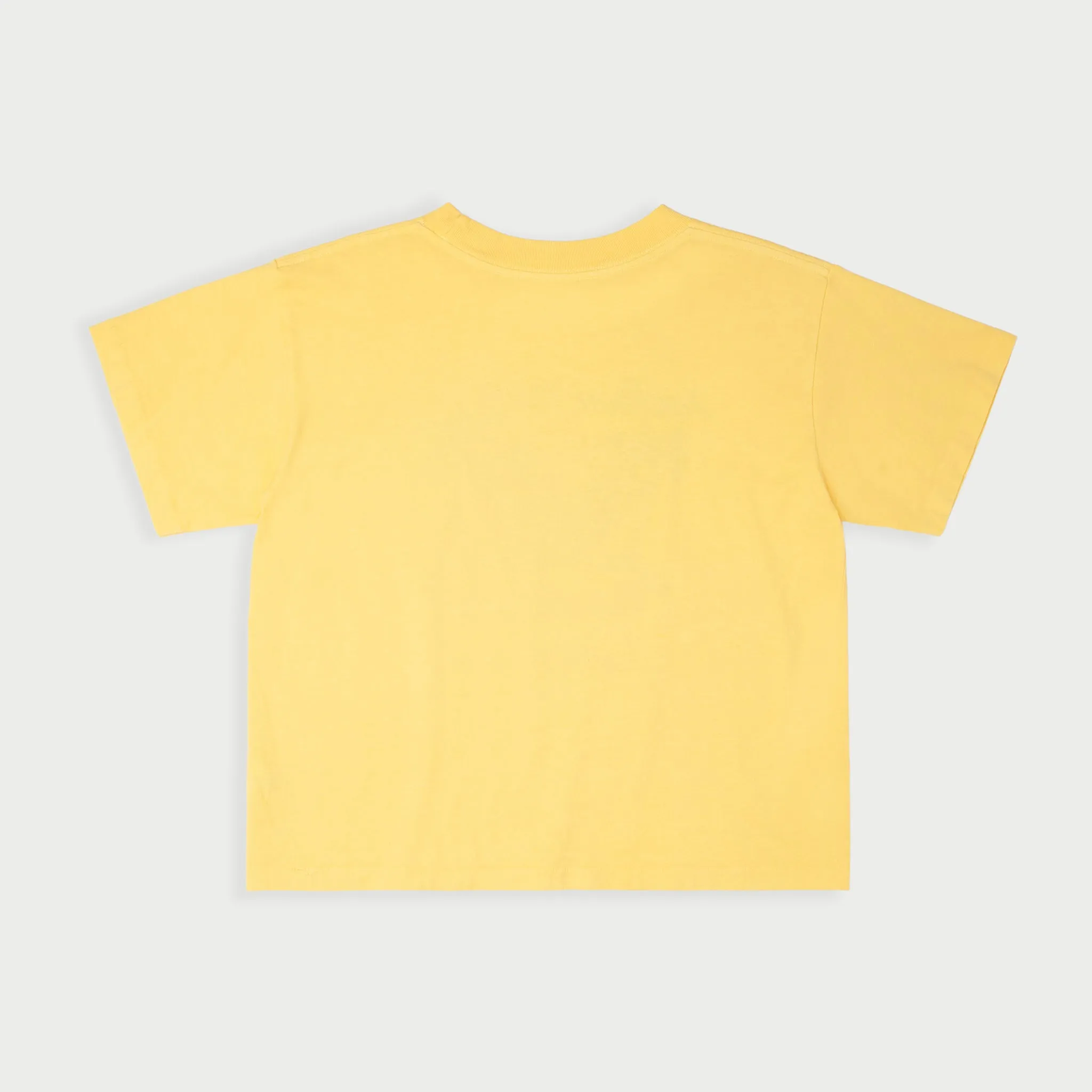 Paradise Boxy Baby Tee (Canary Yellow)