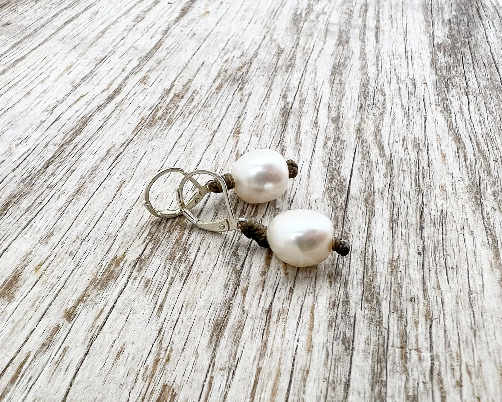 Pearl Single Drop Earrings