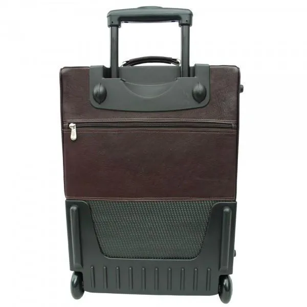 Piel Leather 19" Multi-Pocket Wheeler