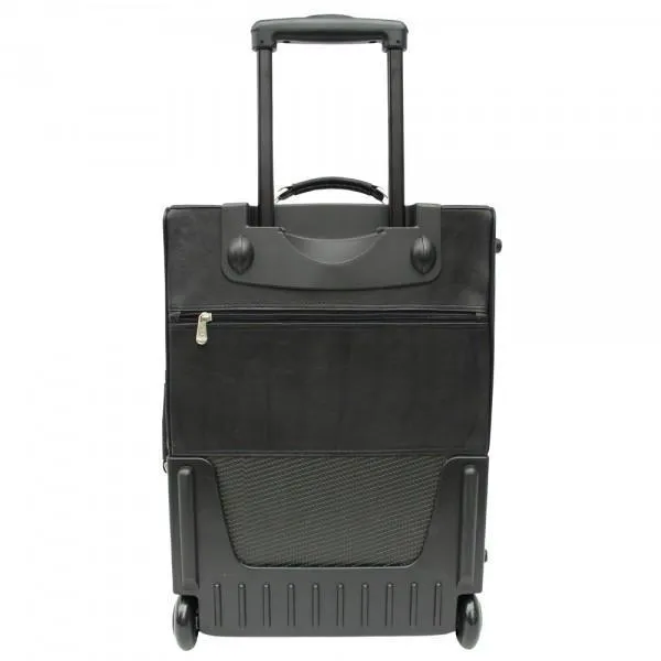 Piel Leather 19" Multi-Pocket Wheeler