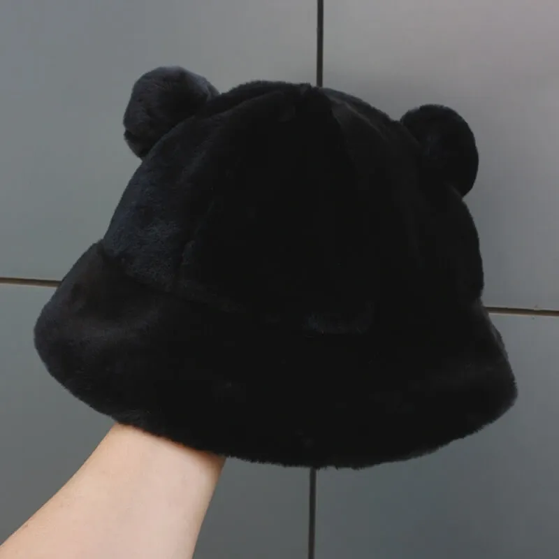 Plush Bear Ear Hat AD12615