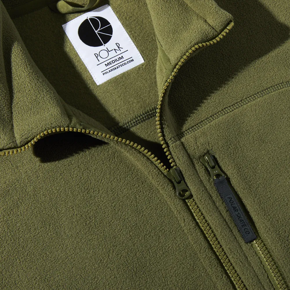 Polar Skate Co. Basic Fleece Jacket (Army Green)