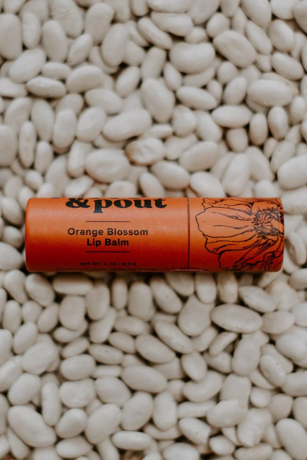 Poppy & Pout Orange Blossom Lip Balm