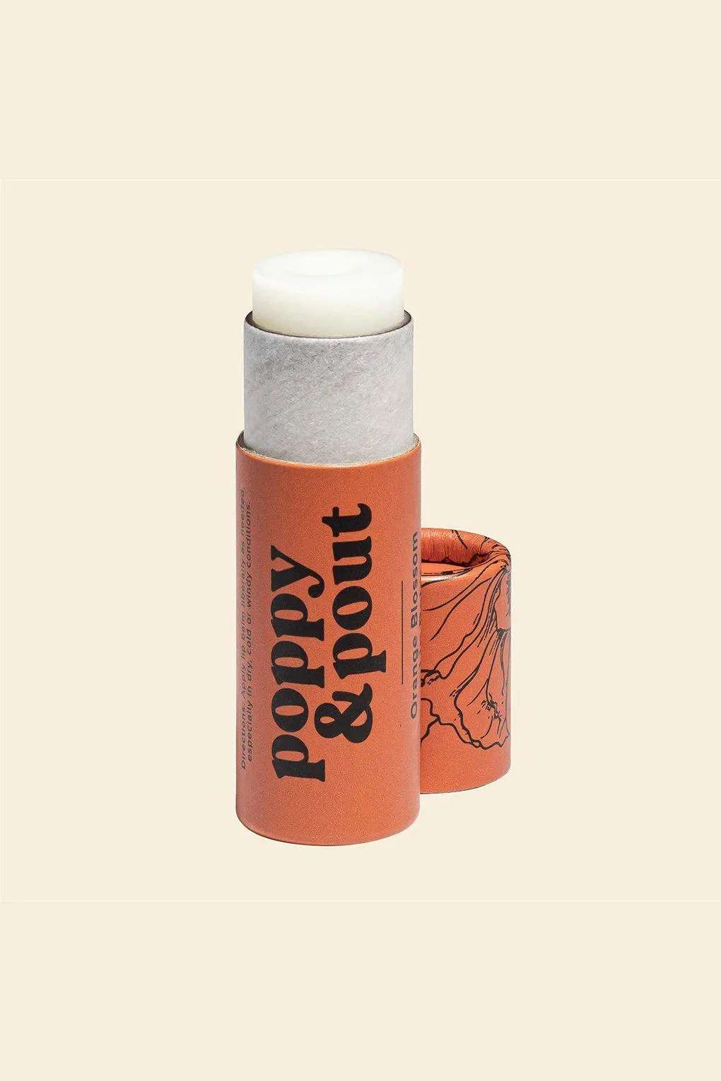 Poppy & Pout Orange Blossom Lip Balm