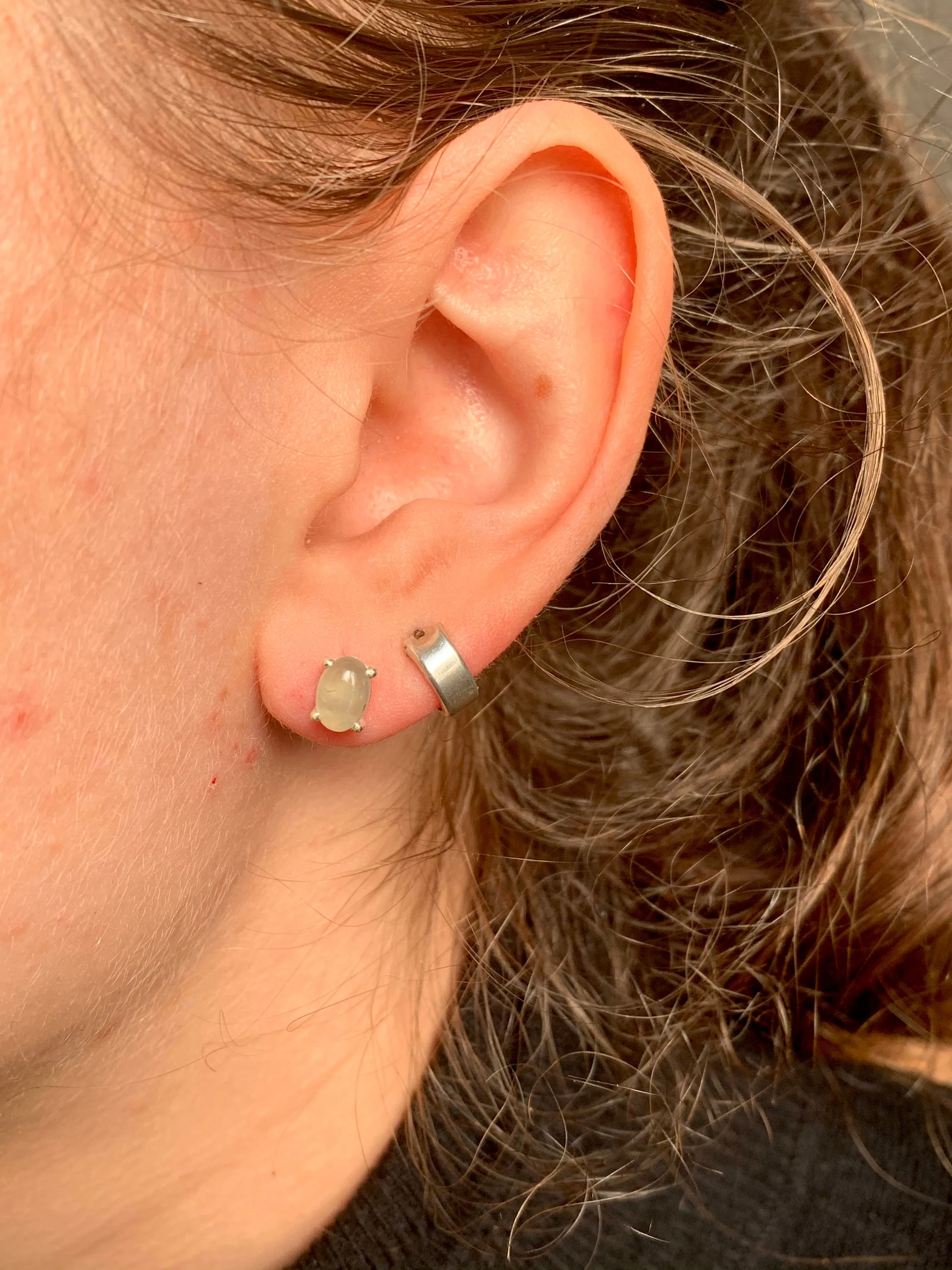 Prehnite Sanaa Studs