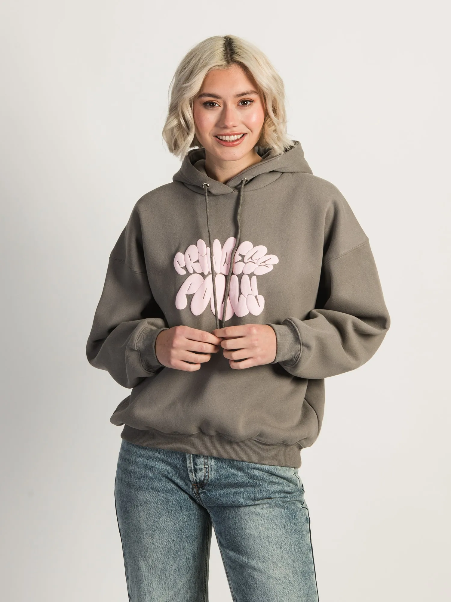 PRINCESS POLLY PRINCESS POLLY BUBBLE TEXT HOODIE