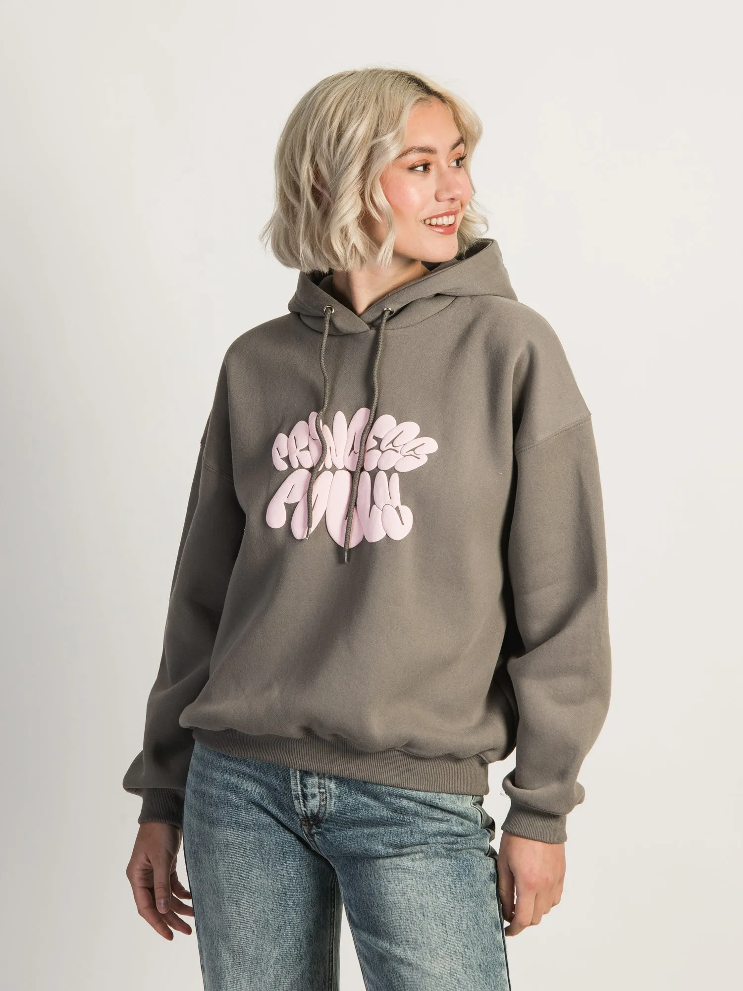 PRINCESS POLLY PRINCESS POLLY BUBBLE TEXT HOODIE