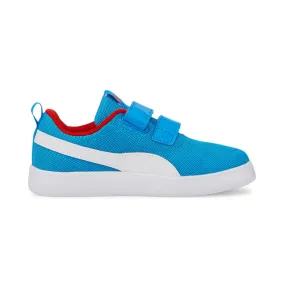 Puma children's sneakers shoe Courtflex v2 Mesh V PS 371758 10 light blue white