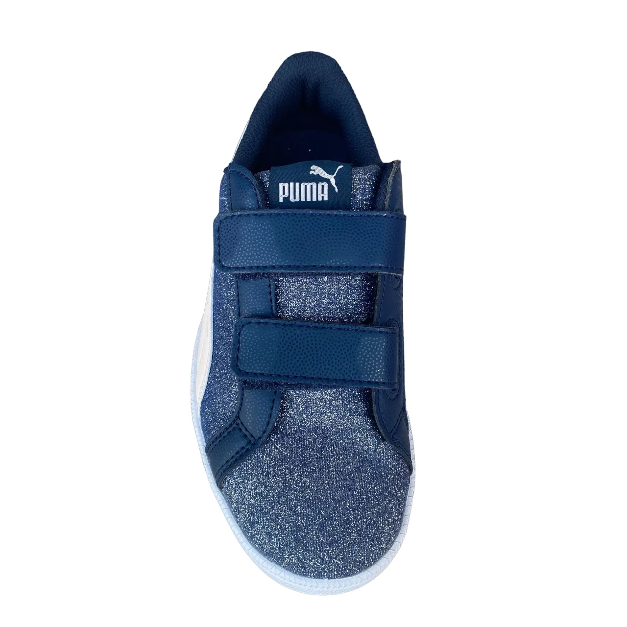 Puma girl's sneakers shoe with Smash glitter tear V PS 362956 04 blue