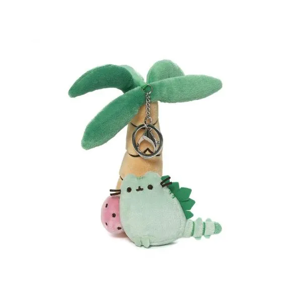 Pusheenosaurus Keychain