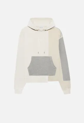 Reconstructed Vintage Hoodie / Washed Ivory