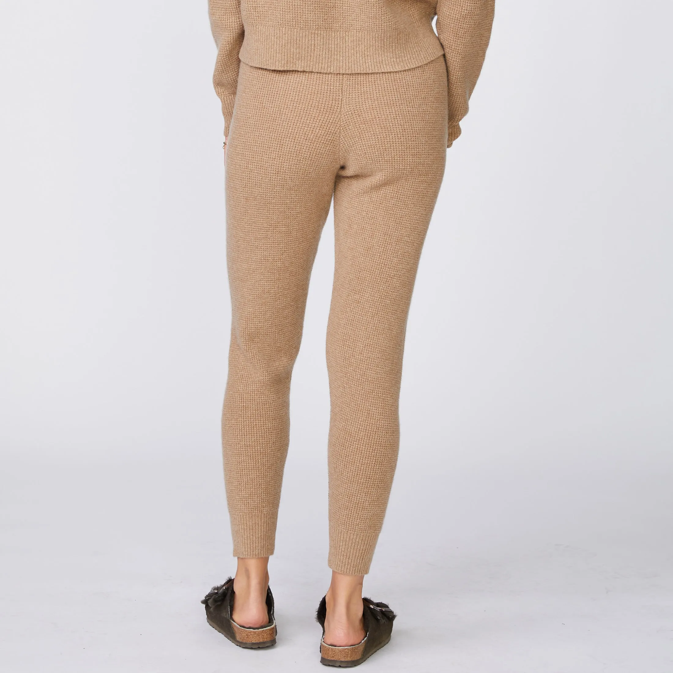 Recycled Cashmere Waffle Sweats