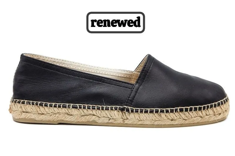 Renewed Basic Leather Slippers for Women - Riva-M