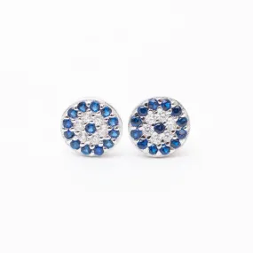 Silver Crystal Wheel Studs