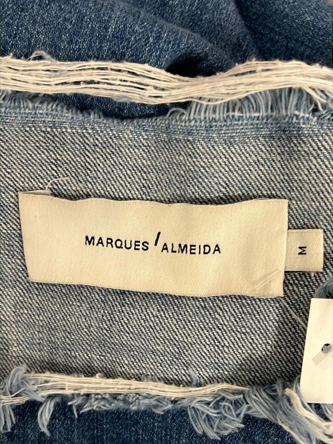 Size M - Marques'Almeida Blue Denim Dress