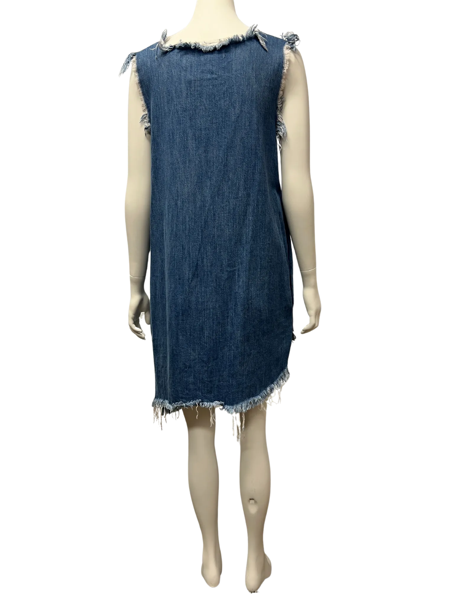 Size M - Marques'Almeida Blue Denim Dress