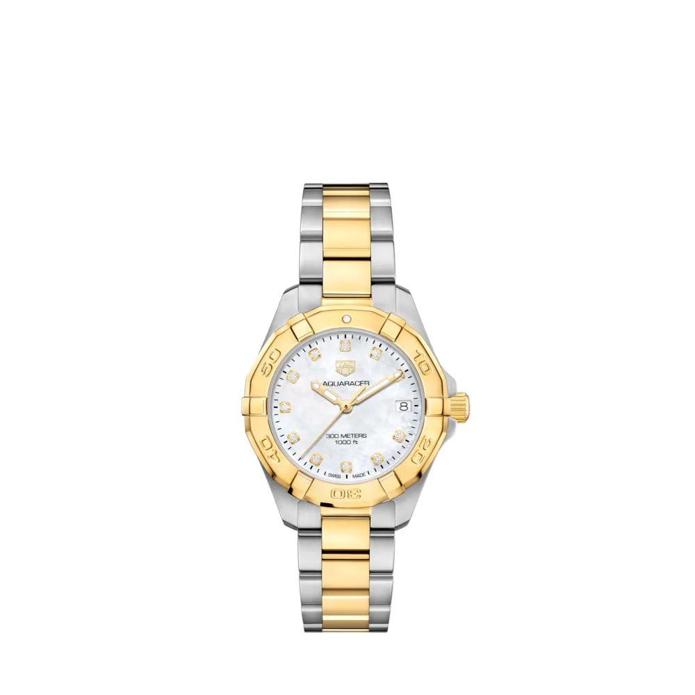 TAG Heuer Ladies Two-Tone Aquaracer