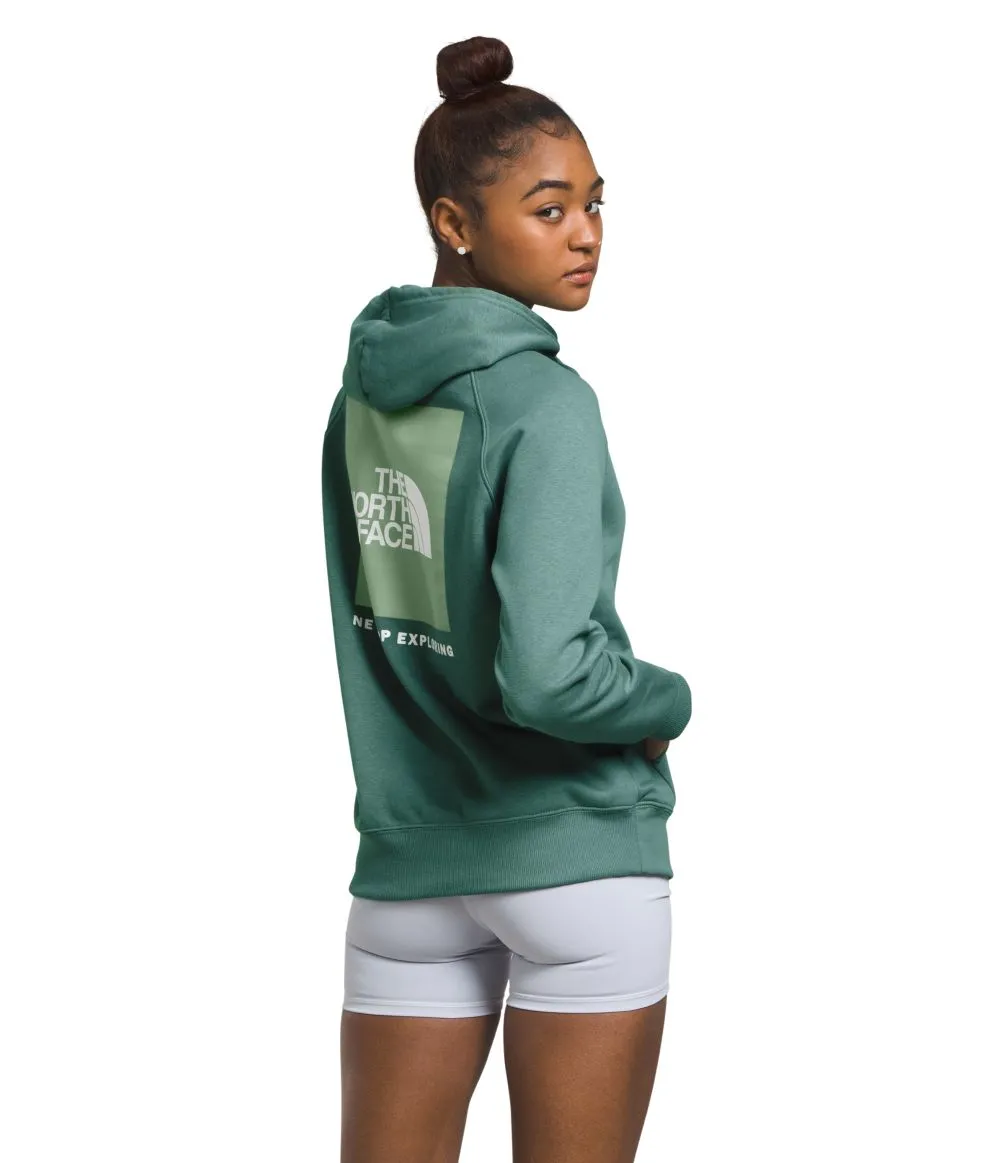 'The North Face' Women's Box NSE Pullover Hoodie - Dark Sage