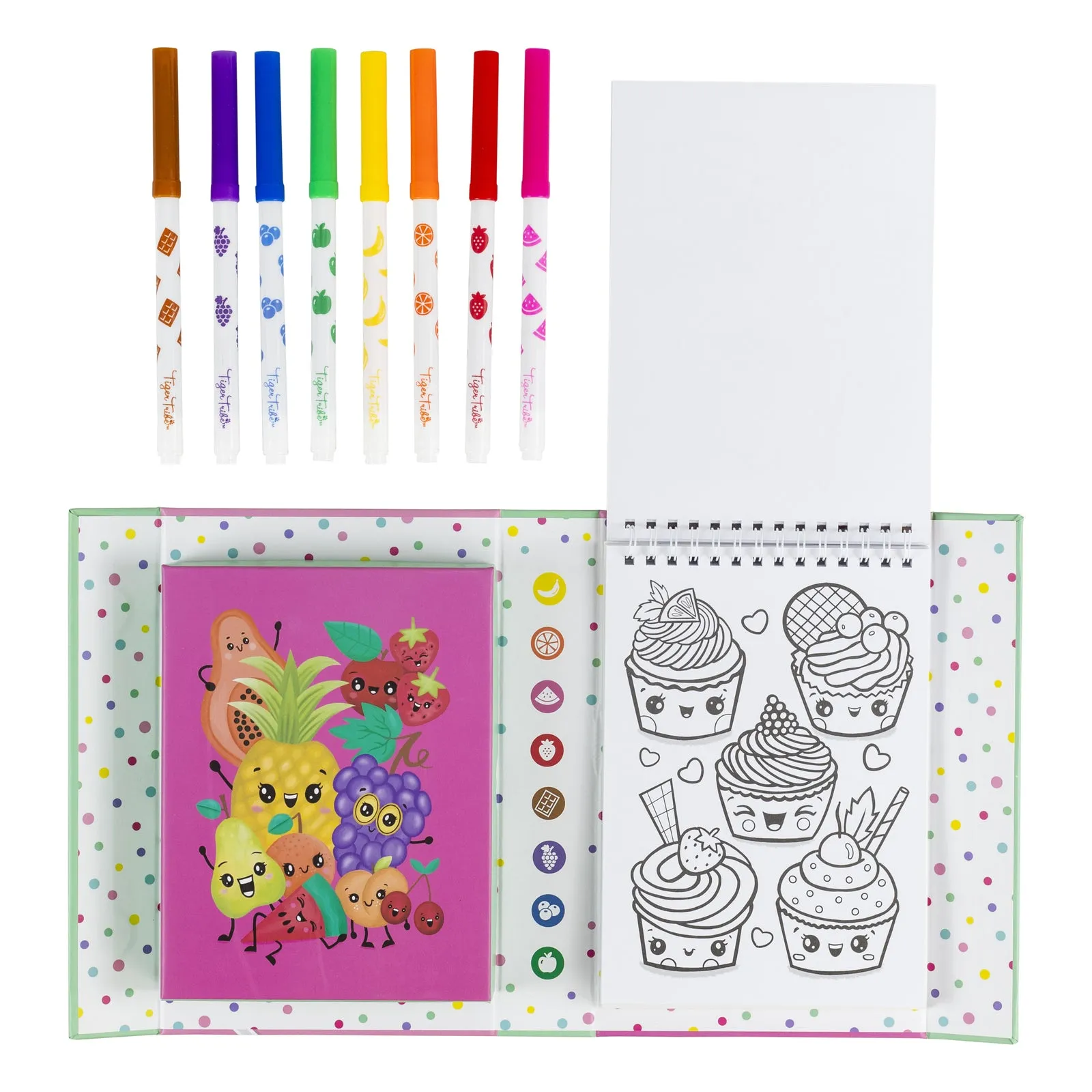 Tiger Tribe Scented Colouring - Fruity Cutie