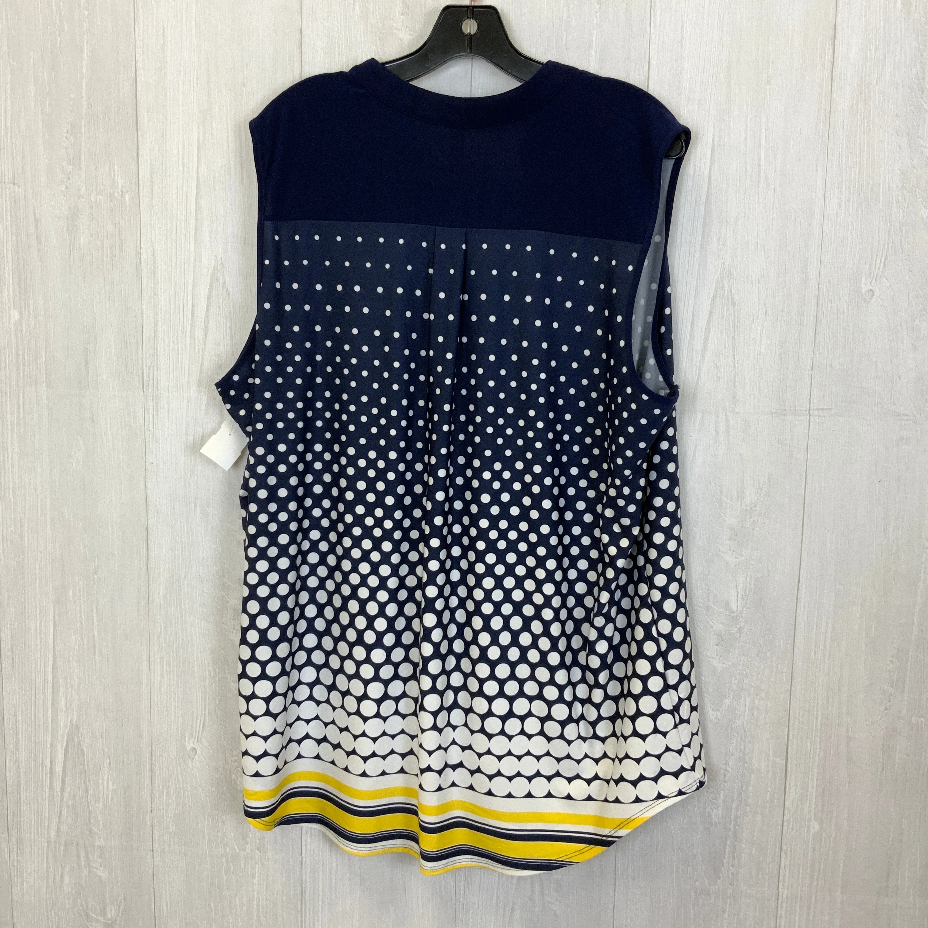 Top Sleeveless By Perseption Concept  Size: 3x