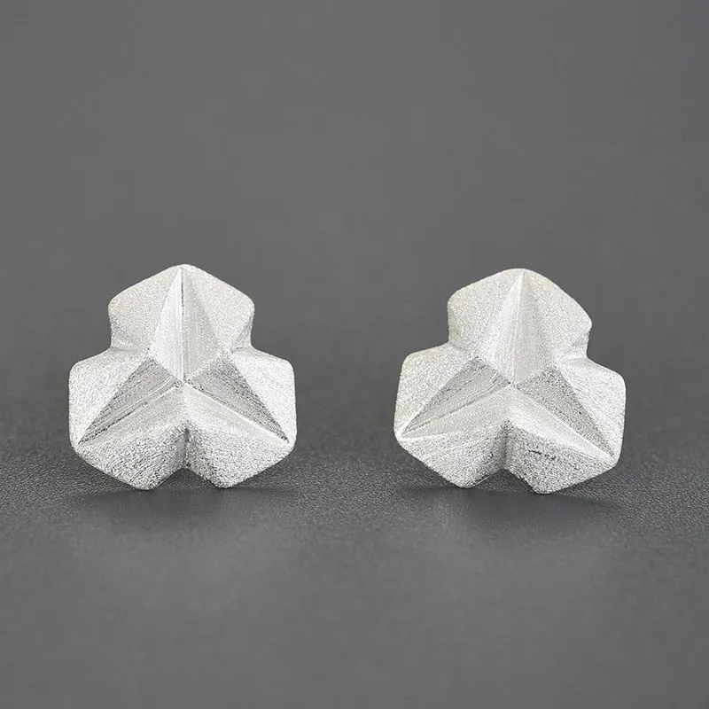 Triangle Flower - Stud Earrings | NEW