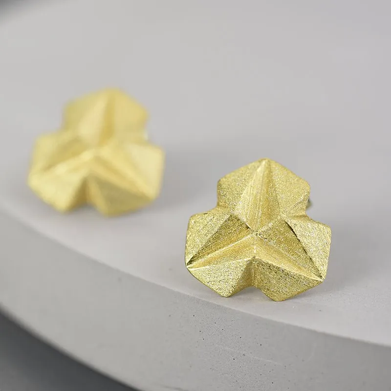 Triangle Flower - Stud Earrings | NEW