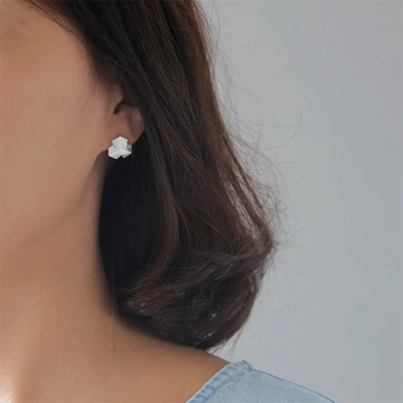 Triangle Flower - Stud Earrings | NEW