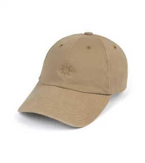 Trunk Washed Cotton Twill Baseball Cap: Beige