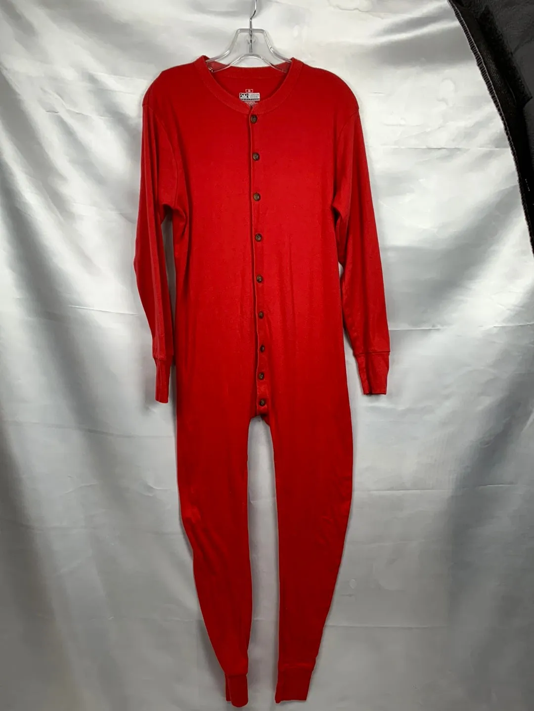 Union Suit Long Johns Thermal Underwear Mens 38 -40 Red