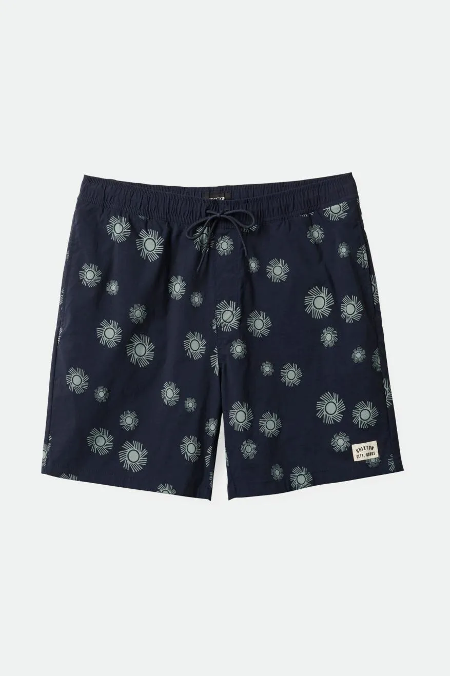 Voyage Hybrid Short 5 - Washed Navy Sol